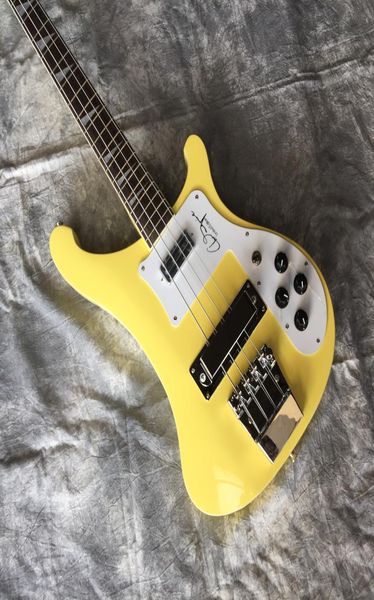 

ricken 4 strings 4003 chris squire signature cream electric bass guitar neck thru bodyyellow3824089