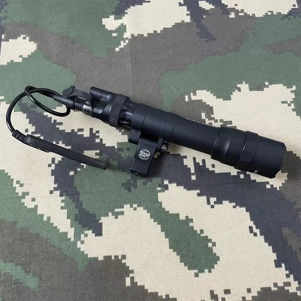 

sotac airsoft tactical flashlight push-button tailcap remote switch for sf m340c m340v m640v m600df m323v hunting light-black