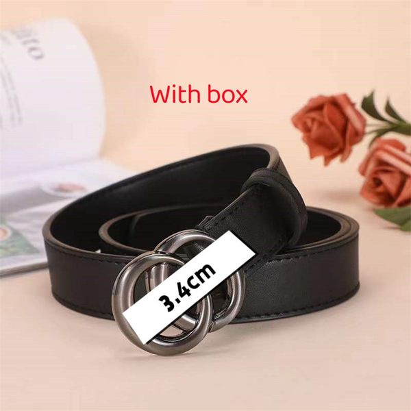 

men women belt solid genuine womens leather black and white color big buckle bronze designers cowhide belts for mens luxurys with box, Black;brown