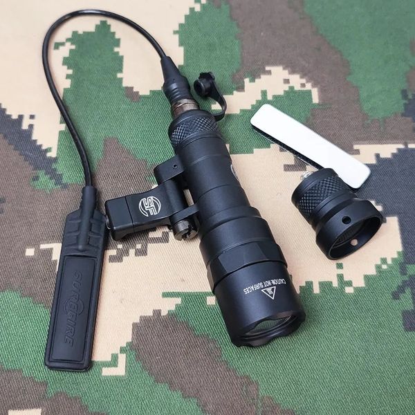 

sotac tactical airsoft sf m340 m340c light outdoor rifle flashlight light led lanterna fit 20mm rail-bk