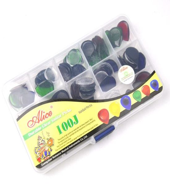 

lots of 100pcs 3mm small heart waterdrop guitar picks plectrums for electric guitar jazz bass assorted colors1489136