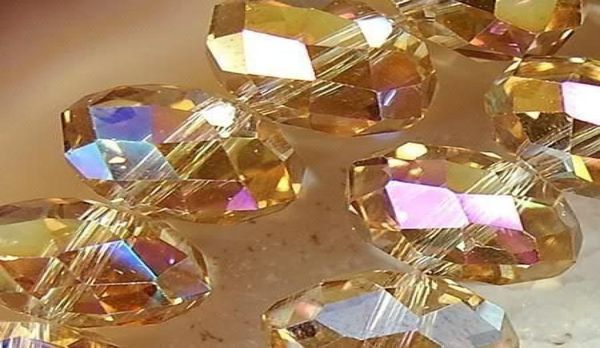 

72pc champagne ab fine crystal loose bead 8mm012345671937821