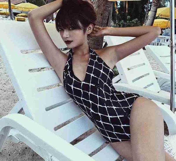 

wholebrand luxury letter bikini bathing suit one piece swimwear for women designer female bikini swimsuit 1235550703