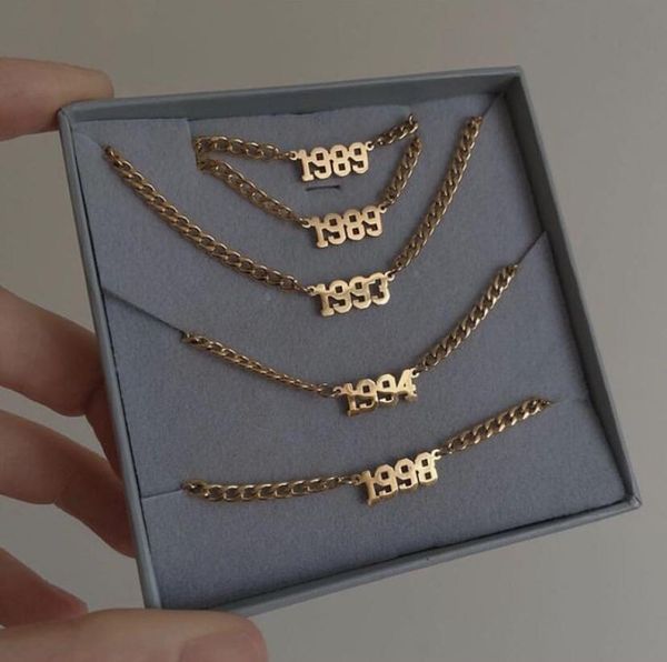 

women anklets special date year number 19902010 pendant leg bracelets foot jewelry stainless steel foot chains anklet chains birt4575112, Red;blue