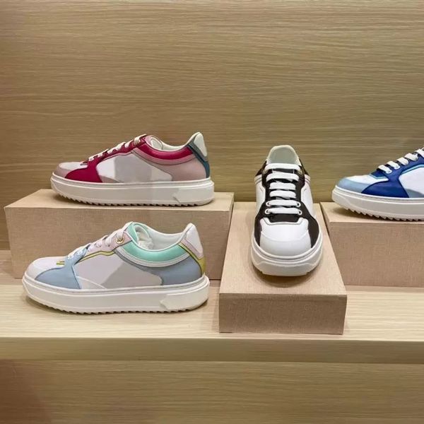 

womens casual sports shoes fashion loafers women lace-up sneaker 100% leather trainers gym platform shoe letter designer lady flat large siz, Black