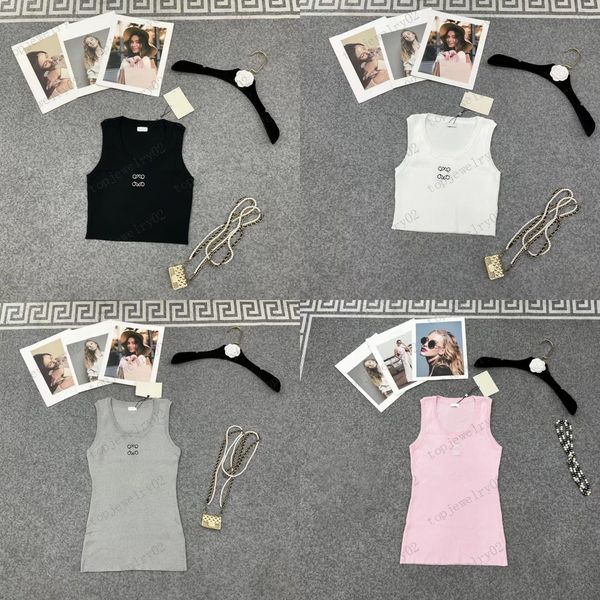 

cropped t shirts women knits tee knitted sport tank woman vest yoga tees, White