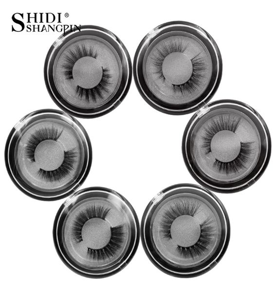 

3d mink lashes mink false eyelashes natural long lasting lashes custom packaging label 3d mink eyelashes round box pa4376824