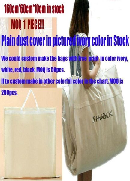 

new arrival big ivory bridal wedding gowns garment dust cover bags quality nonwoven fabric 160cm6010cm with logo print service i2783470