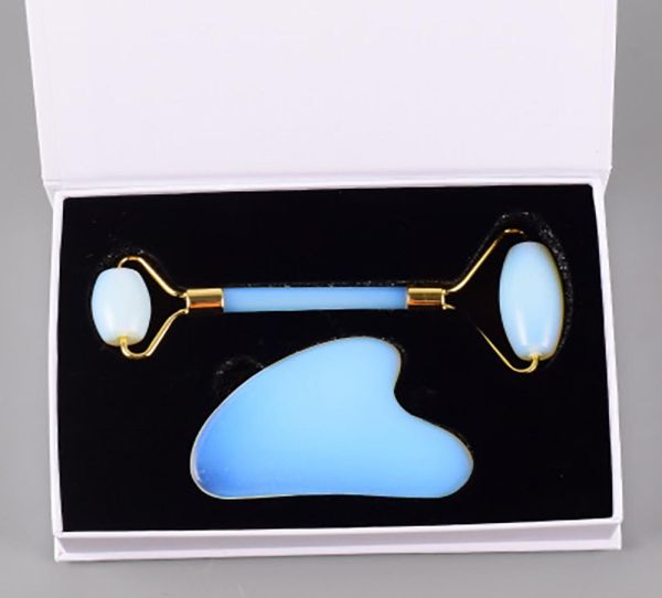 

natural jade roller slim face massager aventurine stone anti cellulite wrinkle crystal chakra healing guasha tool2344784