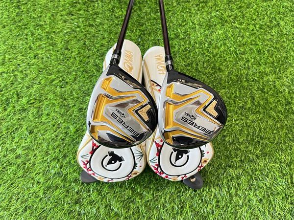 

4 star honma s-08 fairway woods honma s-08 golf woods honma women golf clubs #3/#5 l-flex graphite shaft with head cover