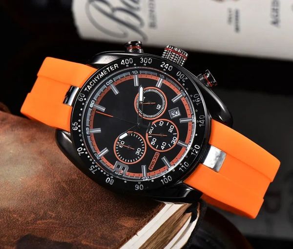 

mens watches luxury quartz-battery fashion business 40mm watch, Slivery;brown