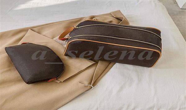 

double zipper men travelling toilet bag designer women wash large capacity cosmetic bags 2pcs toiletry pouch makeup bags2946104