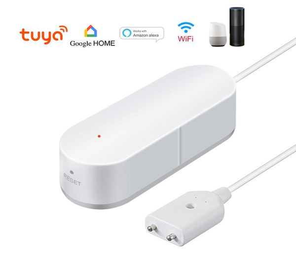 

new arrival tuya smart wifi water leakage detector compatible with alexa google home iftttgood quality smart water leak sensor5501377
