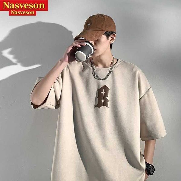 

suede short sleeve t-shirt summer men's loose half sleeve t-shirt new men's wear, White;black