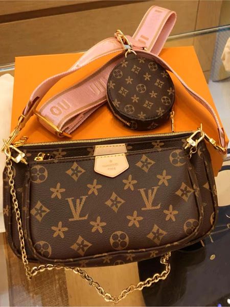 

pochette bag date code luxury crossbody handbag favorite multi accessories wallet 3 pcs bags wallets women designer purses shoulder bags