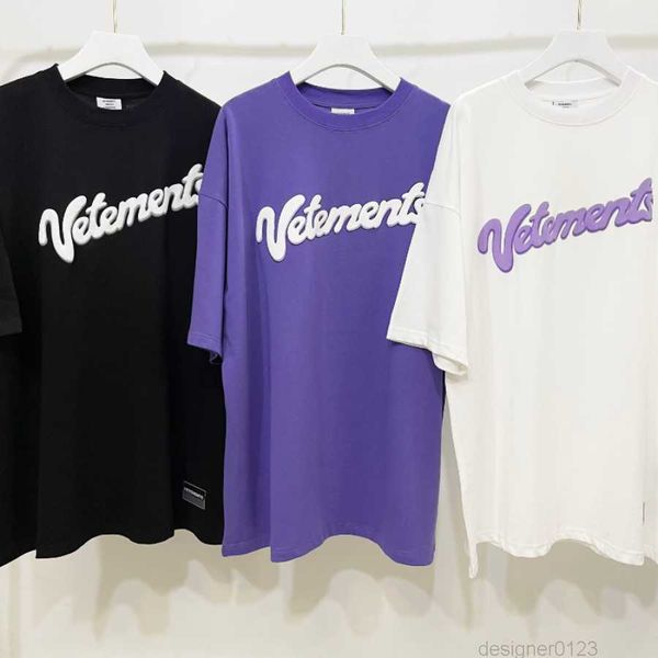 

good quality new arrival vetements fashion men t-shirt 1 1 vetements big women shirt vtm oversize short sleeve men clothing, White;black
