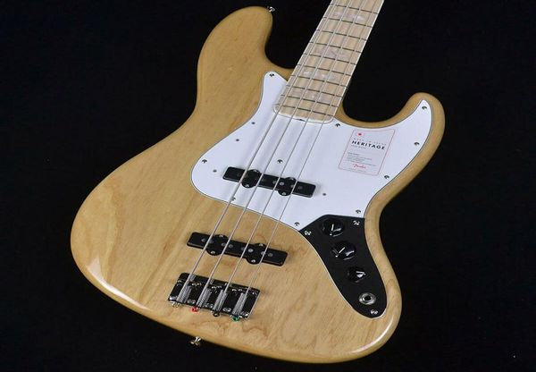 

heritage 70s jazz bass natural electric bass 5632 same of the pictures8851809