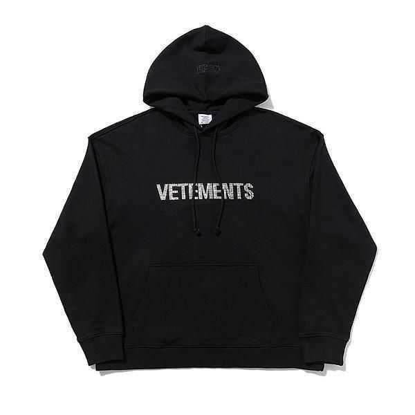 

23ss red label sticker vetements hoodie 100 cotton eu size vetements hoodies men women high street streetwear autumn winter pullover 10q4y4, Black