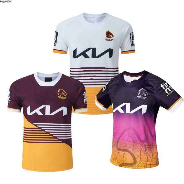 

ajbj 8uq8 men's t shirts 2023 fashion new rugby jerseys t-shirts brisbane broncos home/away/city mgwc, White;black