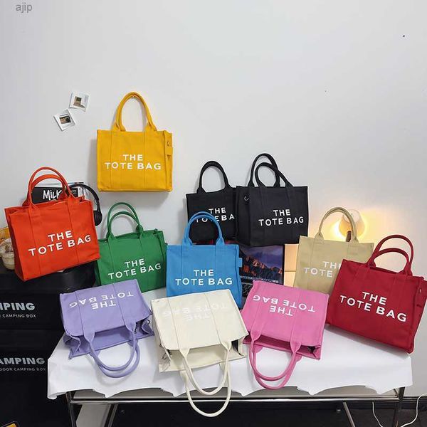

2023 popular women summer the tote bag canvas handbags crossbody