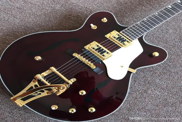 

manufacturers custommade semihollow jazz electric guitar gold hardware custom6675853
