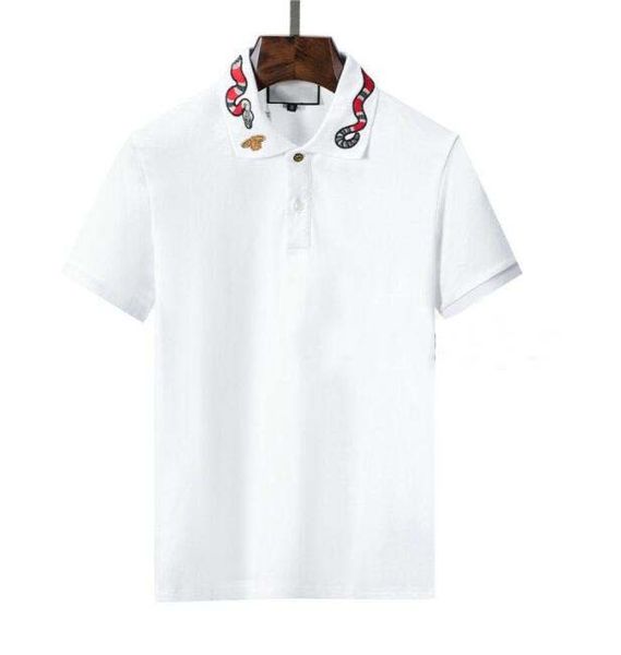 

summer designer polo shirts mens luxury collar montage stripe print tshirts fashion womens letter printing t-shirt casual tshirt tee, White;black