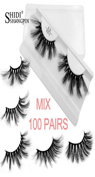 

whole bulk 25mm mink lashes 20304050100 pairs soft long false eyelashes natural fluffy fake eyelash extension eye makeup5103372