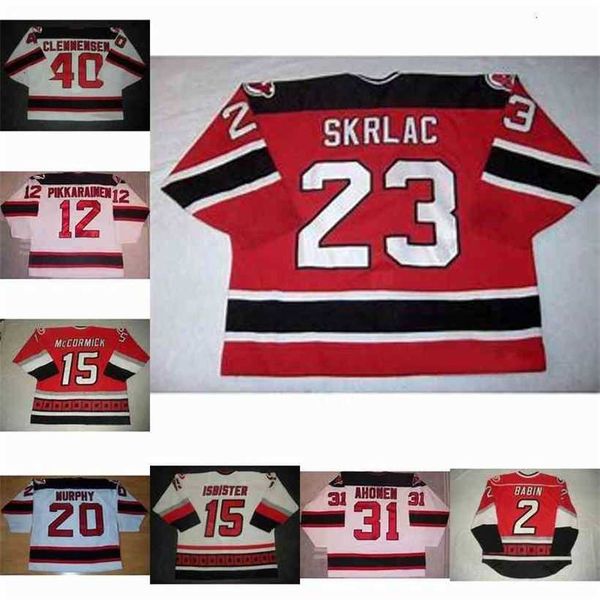 

c2604 thr albany river rats 23 rob skrlac 2 noah babin 15 cody mccormick ari ahonen skrlac ryan murphy ilkka pikkarainen brad isbister hocke, Black