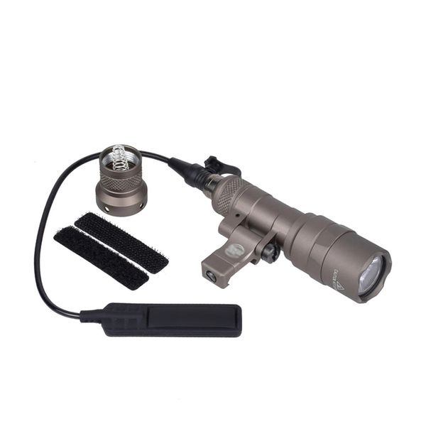 

rifle light m340c m300 mini scout light multi-angle offset mount airsoft 5.56 pmag ar15 m16 5.45x39 7.62x39 flashlight-beige