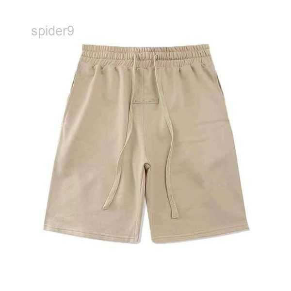 

21ss reflective high street shorts men's casual sports pant loose oversize style drawstring short pants trend designer ess essentail 1, White;black