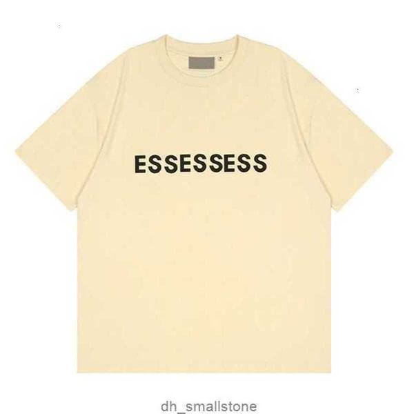 

23ss designer mens t-shirts tees print ess short sleeve chest letter loose oversize casual t-shirt cotton for men women tide oversizedb9rn, White;black