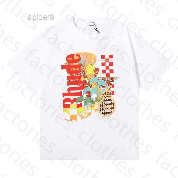 

craftsmanship rhudes mens t shirts summer fashion designer street casual short sleeve beach style tees cotton printing tshirt size s-xl 3 za, White;black