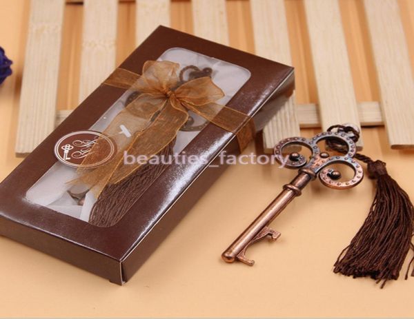 

bronze vintage key bottle opener kitchenware buffet dinner tool wedding favors christmas gift favor 4505509, Black