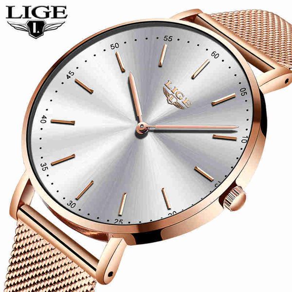 

new rose gold white women watch casual quartz watches ladies lige brand female wrist girl clock relogio feminin 230605, Slivery;golden