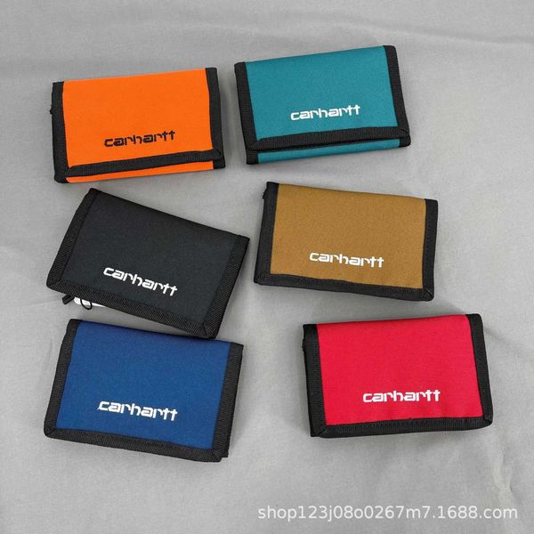 

accessories packaging organizers fashion brand carhart wallet embroidered letter canvas waterproof card bag