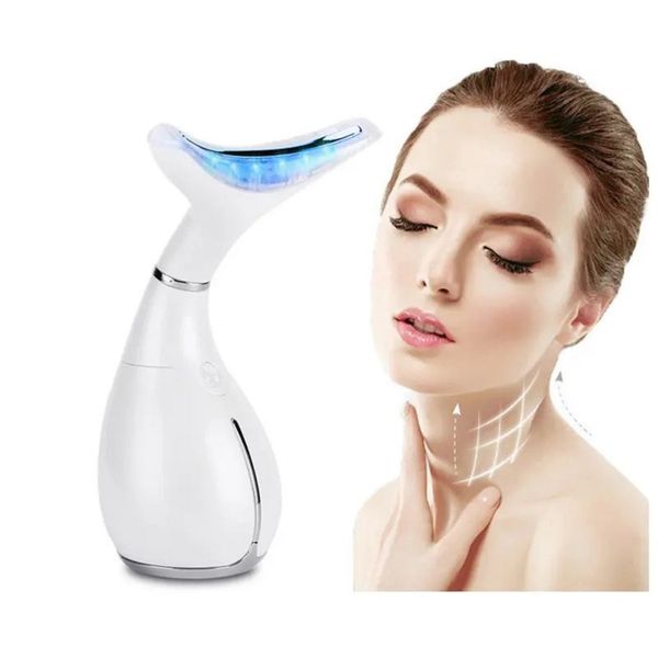

new neck massage vibration pn led chin lift neck wrinkle removal machine