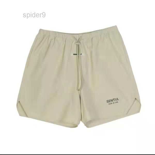

mens essentialclothing swim fashion summer men reflection letter printed ess short pants quick drying casual shortpants for male streetwear, White;black