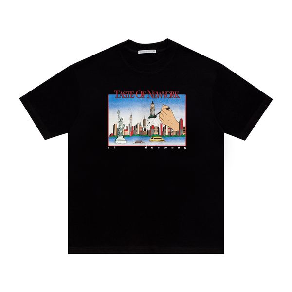 

mens t shirts letter print cotton tshirts fashion men women round neck short sleeve t-shirt summer top, White;black