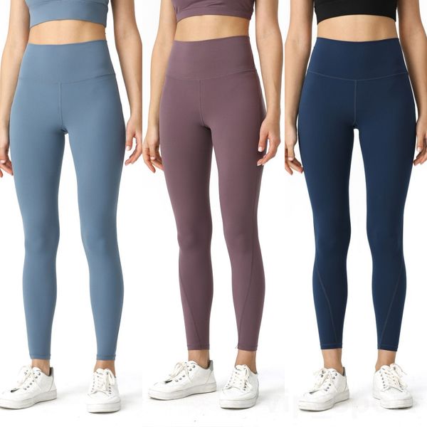 

lu align lu womans yoga long pants thin training trousers lady quick dry jogging leggings naked full length high rise workout ninth pant but, White;red