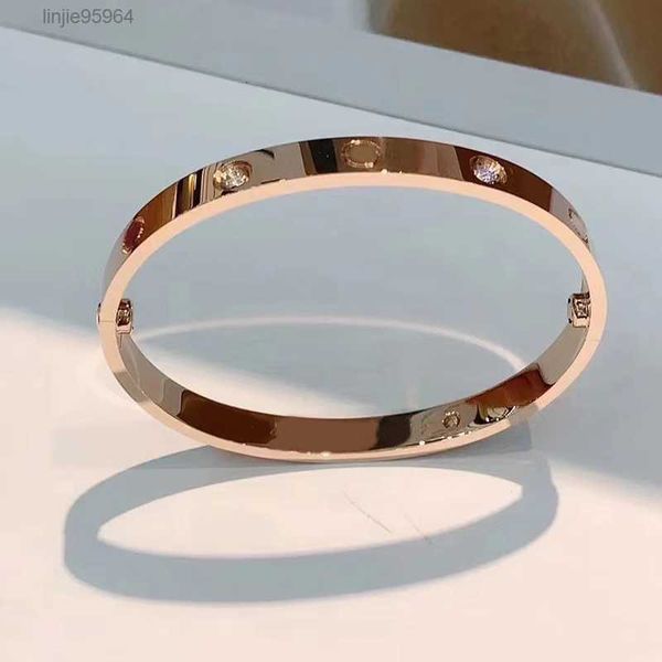

fashion bangle love bracelet couple for men women jewelry gifts size 16-21 187c88, Black