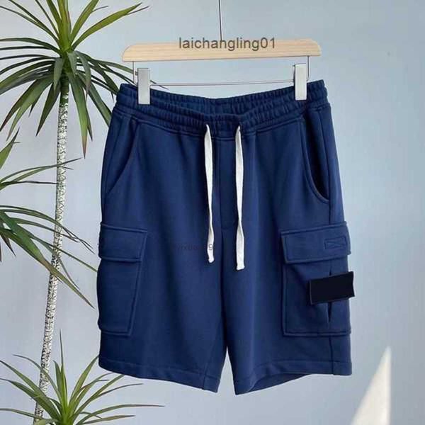 

mens designer shorts pockets work five-piece pants stones island womens summer sweat multi-function thigh short casual high street cottonvk1, White;black