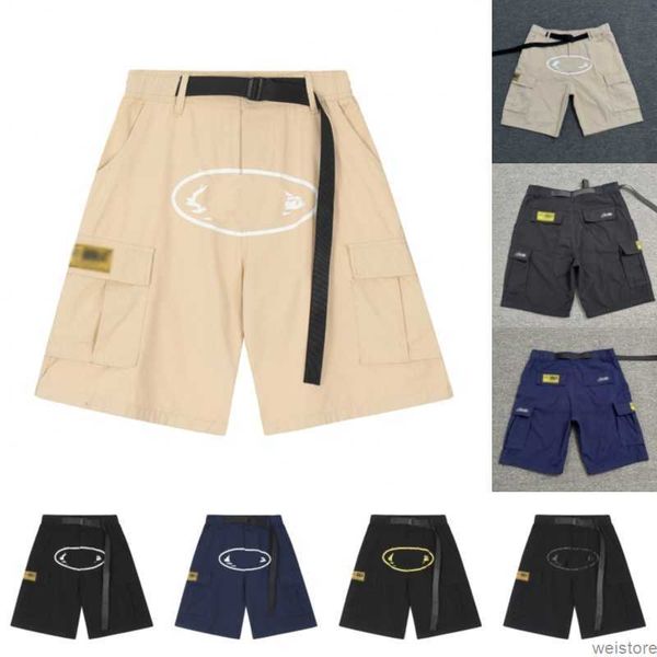 

mens ship print corteizs pants hip hop skateboarding casual for men and women summer shorts uk french high street fashion bquk, White;black