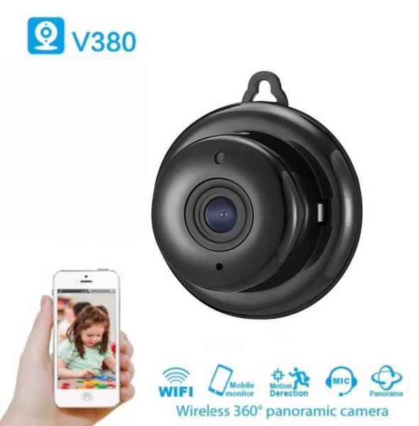 

v380 wireless mini ip camera hd ir infrared night vision micro camera home security wifi baby monitor camera1376800