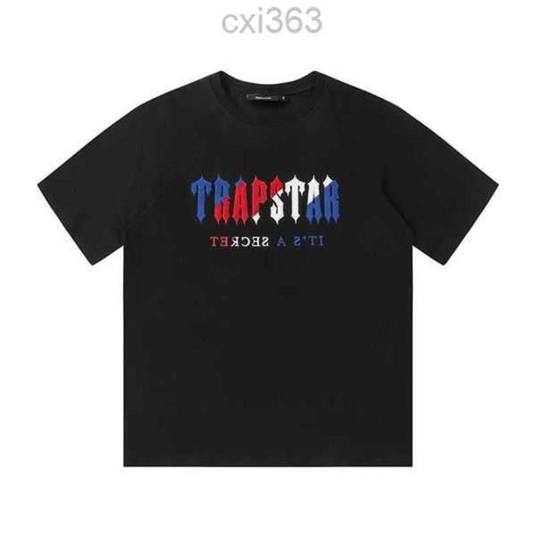 

men's t shirts men women trapstar t-shirts summer outfit orange grey towel embroidery short sleeve couple tee setq1h9, White;black