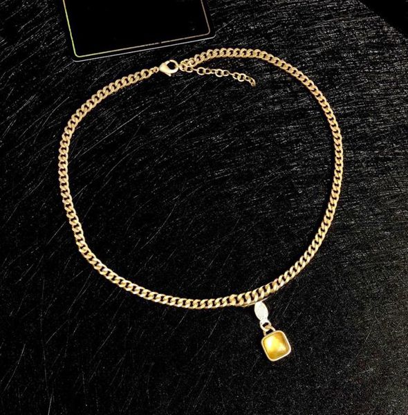 

luxury designer necklaces yellow crystal pendant necklace party gifts l312805170, Silver