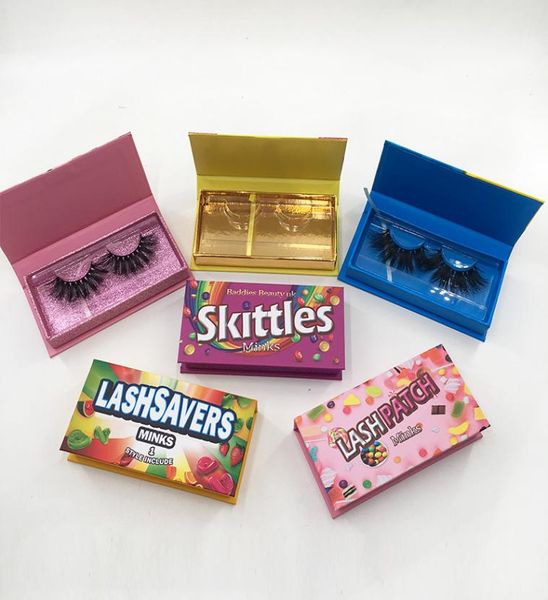 

2022 new arrival chain eyelashes cases custom lashbox packaging halloween lash boxes for dramatic 25mm 3d mink eyelash empty eye l8794032