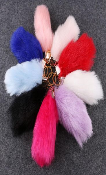 

faux raccoon fur 15cm fluffy pom pom pandant for hat beanie accessories women keychain hand bag charms b6878542274, Silver