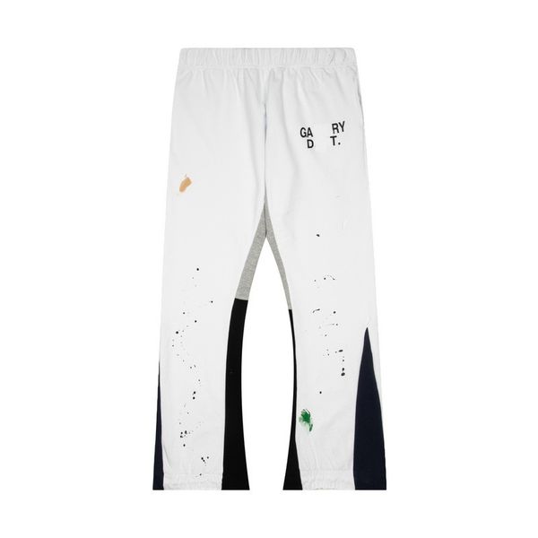 

galleries dept pants shorts jeans pants sweatpants speckled classic letters print men women couple loose versatile casual straight rjan, Blue