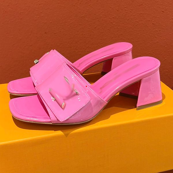 

2023 fashion fashion women's slippers designer colorful women's platform fashion sandals middle heel canvas back sandals beach res, Black