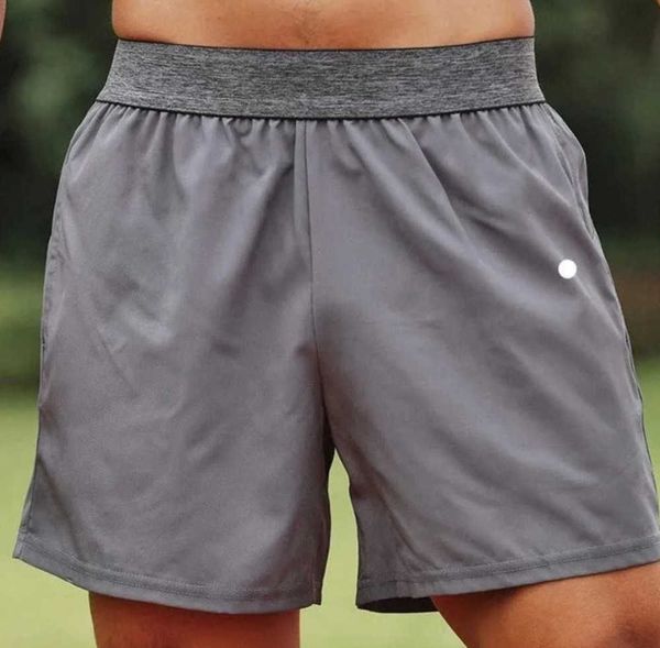 

men lulus yoga sports shorts outdoor fitness quick dry solid color casual running quarter pant new styleess, White;black
